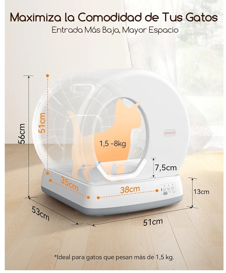 MEOWANT XXL ARENERO INTELIGENTE